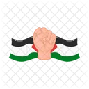 Liberdade Bandeira Palestina Ícone