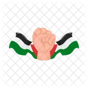 Liberdade Bandeira Palestina Ícone