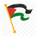 Liberdade Bandeira Palestina Ícone