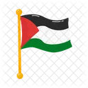 Liberdade Bandeira Palestina Ícone