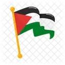 Liberdade Bandeira Palestina Ícone