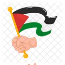 Liberdade Bandeira Palestina Ícone