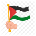 Liberdade Bandeira Palestina Ícone