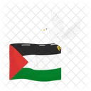 Liberdade Bandeira Palestina Ícone