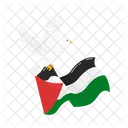 Liberdade Bandeira Palestina Ícone