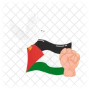 Liberdade Bandeira Palestina Ícone