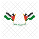 Liberdade Bandeira Palestina Ícone