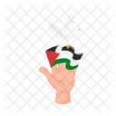 Liberdade Bandeira Palestina Ícone