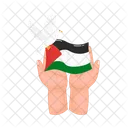 Liberdade Bandeira Palestina Ícone