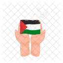 Liberdade Bandeira Palestina Ícone