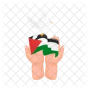 Liberdade Bandeira Palestina Ícone