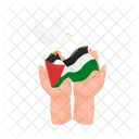 Liberdade Bandeira Palestina Ícone