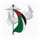 Palestina Palestina Livre Bandeira Ícone