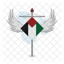 Palestina Palestina Livre Bandeira Ícone