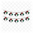 Palestine Flag Country Icon