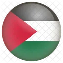 パレスチナ、国旗 アイコン
