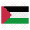 Palestine Flag Nation Icon