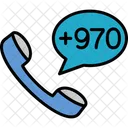 Palestine Dial Code  Icon