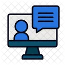 Palestrante Webinar Computador Palestrante Icon