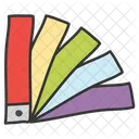 Paleta De Colores Muestra De Pintura Varios Icono