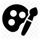 Acuarelas Paleta De Colores Pintura Icono