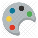 Paleta De Colores Color Pintura Icono