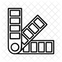 Paleta De Colores Varios Pintura Icono