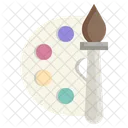 Paleta de color  Icono