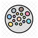 Color Paleta Adorno Icon