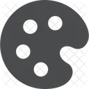 Placa De Color Placa De Color De Pintura Placa Icono