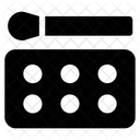 Paleta De Colores De Pintura Pintura En Negrita Herramienta De Pintura Icono