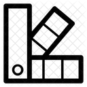 Paleta De Colores De Pintura Pintura En Negrita Herramienta De Pintura Icono