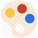 Paleta De Colores Paleta De Pintura Paleta Icono