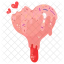 Paleta de corazon  Icono