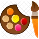 Paleta De Cores Paleta De Pintura Arte Icon