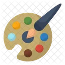 Paleta de cores  Ícone