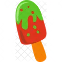 Paleta De Fresa Dulce Postre Icono