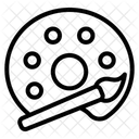 Paleta De Colores Pintura Paleta Icono