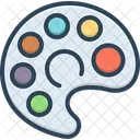 Paleta De Pintura Pintura Paleta Icono