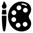 Acuarelas Paleta De Colores Paleta De Pintura Icono