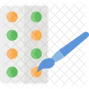 Paleta De Pintura Paleta De Colores Color Icono