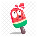 Paleta De Sandia Piruleta Dulce Icon