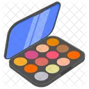 Paleta De Sombras Para Os Olhos Sombra Para Os Olhos Cor Dos Olhos Ícone