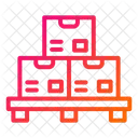 Paletten Grosshandel Logistik Symbol