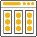 Palette de couleurs  Icône