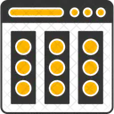 Palette de couleurs  Icône