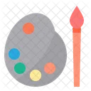 Palette de couleurs  Icône