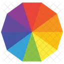 Palette de couleurs  Icône