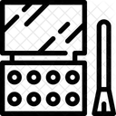 Pinceau Palette Cosmetiques Icône