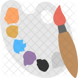 Palette de peinture  Icône